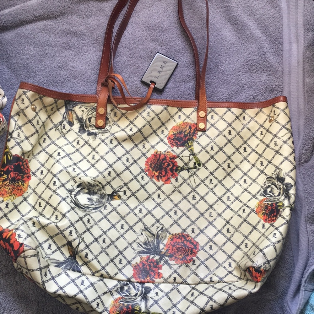 Large marigold lamb bag